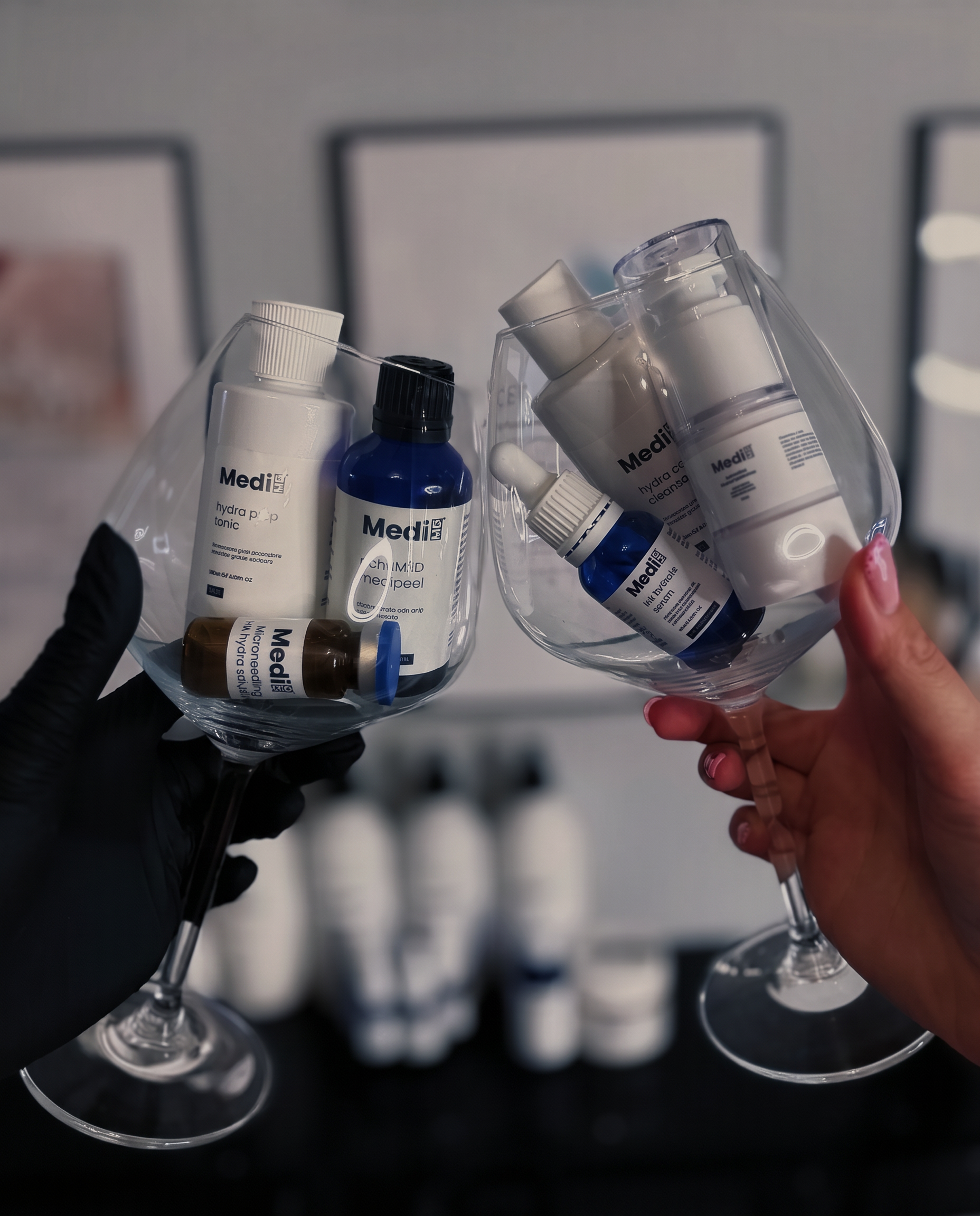 Professional skincare products used at Aesthetics By Alicia